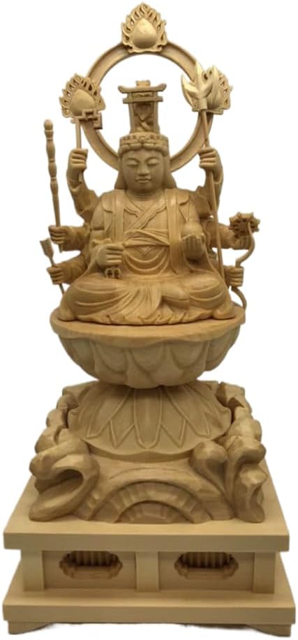 妙音弁財天 弁天様 弁財天 裸弁財天 木彫り 置物 七福神 神様 サラスバ